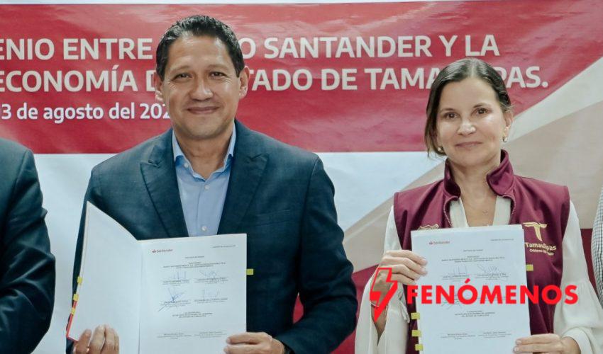 Convenio Economía – Santander México otorga créditos por 92 mdp a MiPyMEs tamaulipecas