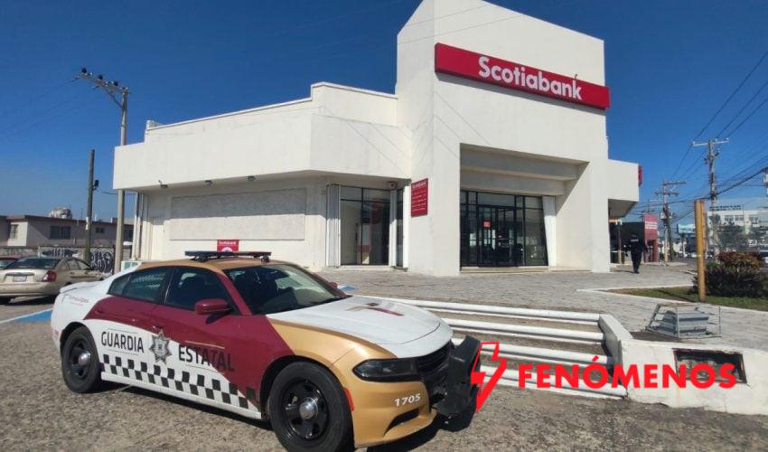 Tiene Guardia Estatal vigilancia permanente en instituciones bancarias