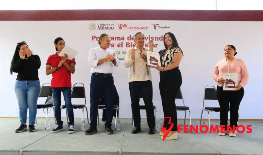INFONAVIT ENTREGA VIVIENDAS DEL BIENESTAR  A FAMILIAS DE TAMAULIPAS
