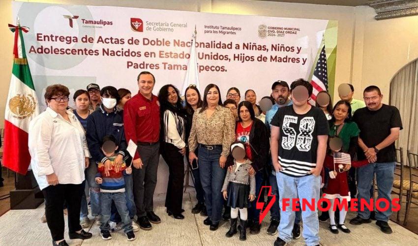 Entrega ITM 250 actas de doble nacionalidad a niñas, niños y adolescentes en Gustavo Díaz Ordaz