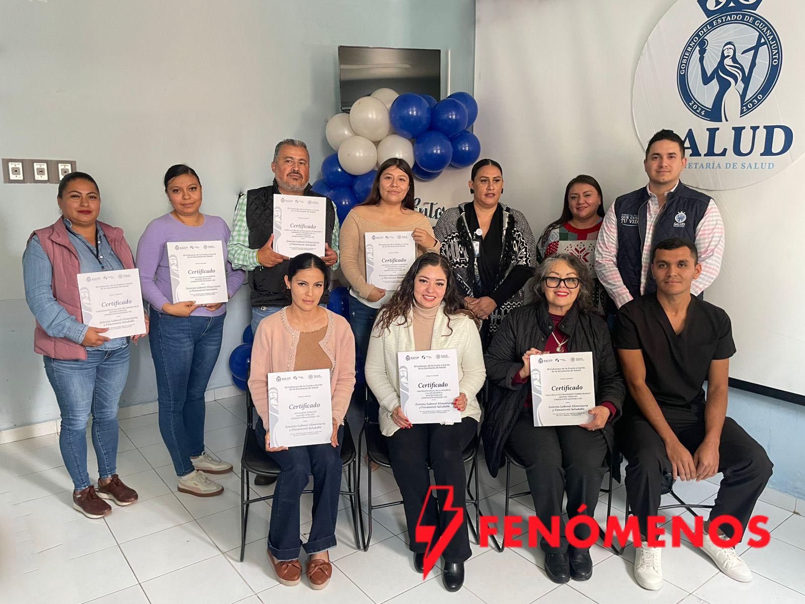 SSG entregó acreditaciones a 7 nuevos entornos Laboralmente Saludables en el municipio de Manuel Doblado.