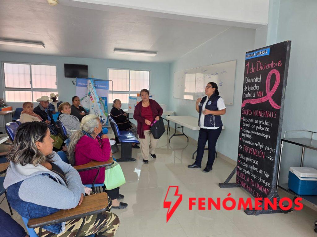 SSG realiza detecciones de VIH en la zona de la UMAPS Rocke del municipio de Celaya.