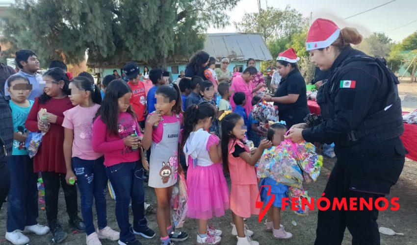 Con juguetes y convivencia, Guardia Estatal impulsa prevención social del delito en San Carlos