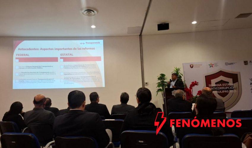 Participa Transparencia en jornada de ponencias «Construyendo un Tamaulipas Íntegro”