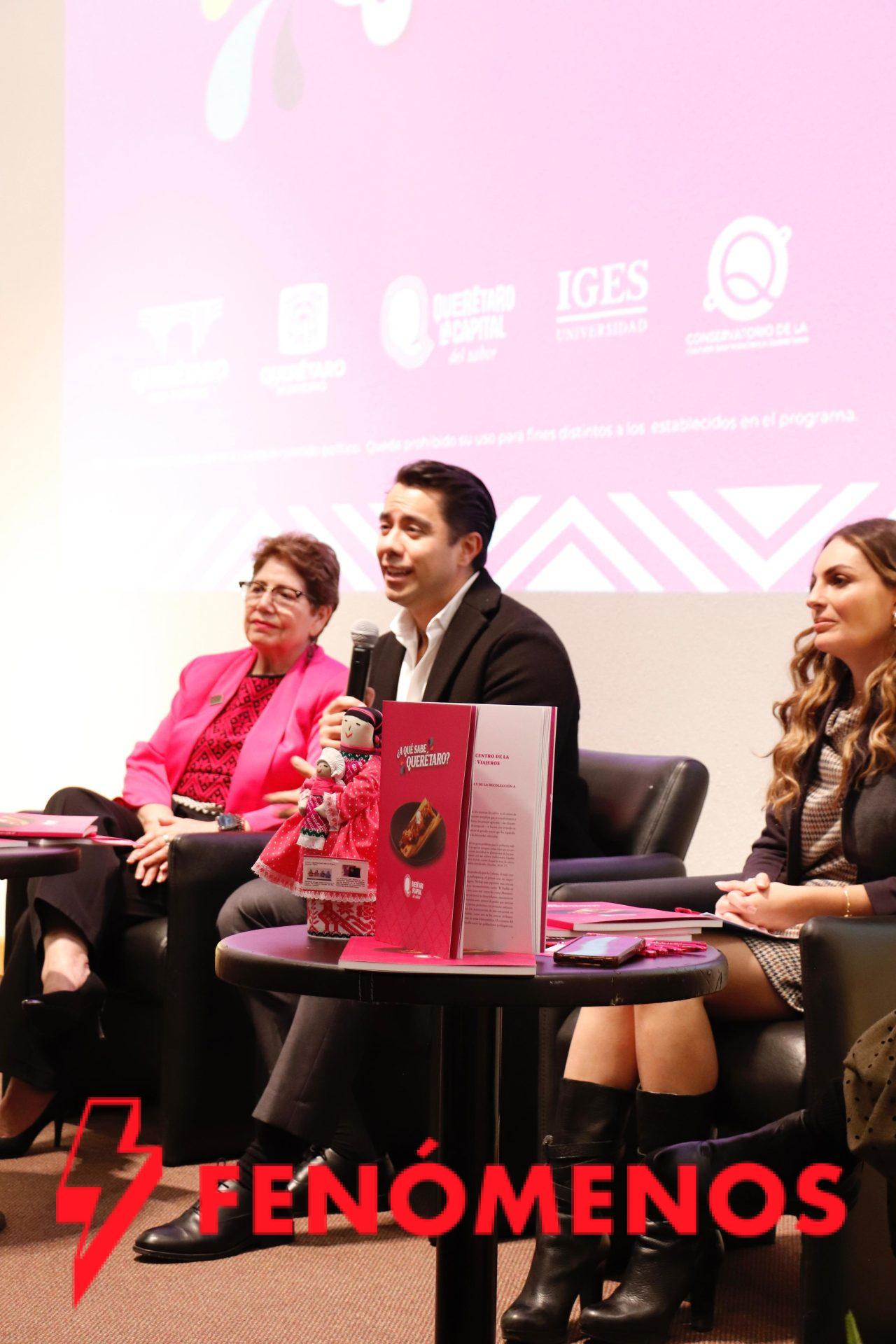 Encabeza Felifer Macías la presentación del libro ¿A qué sabe Querétaro?