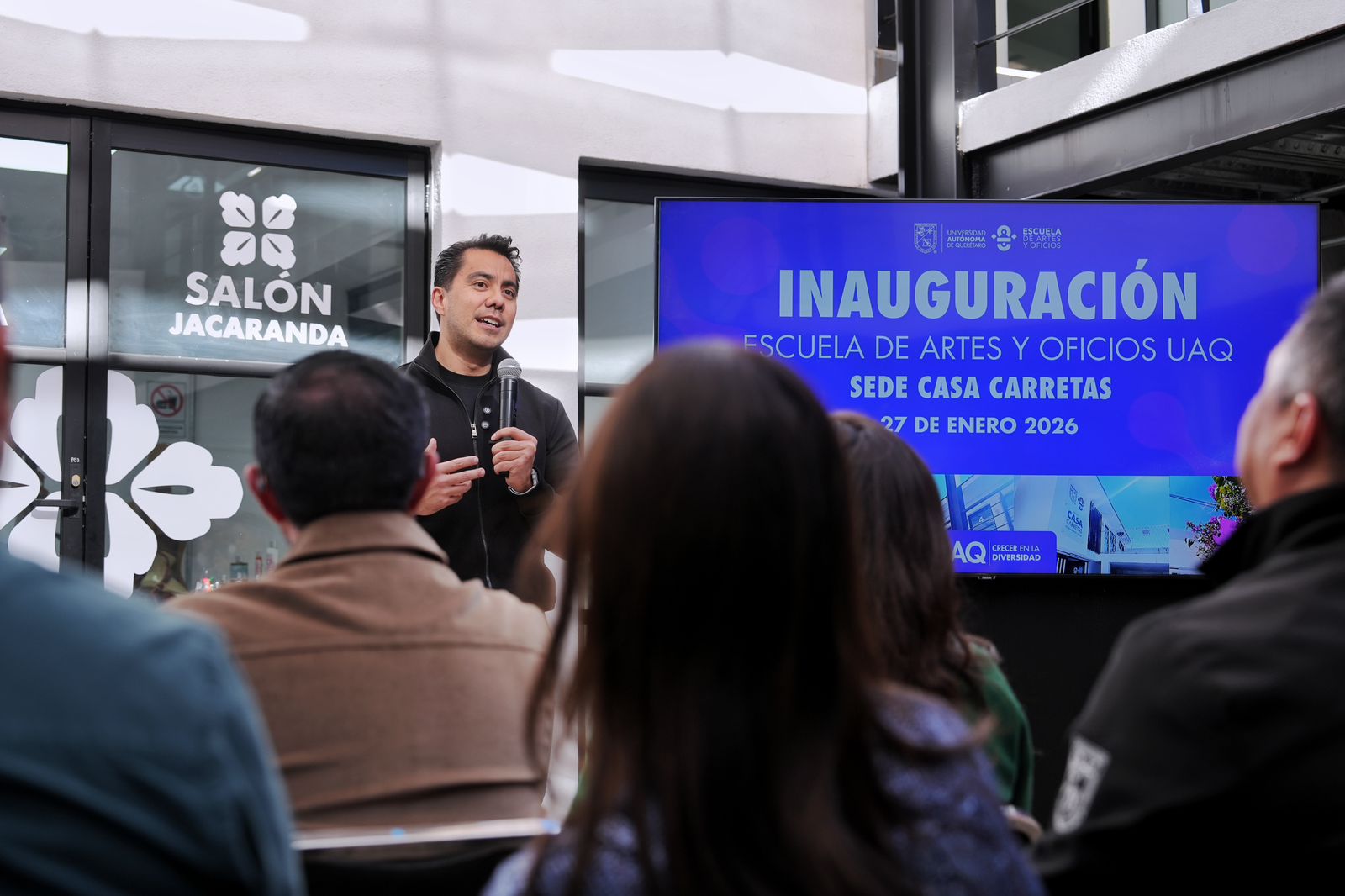9bc4461f-9bb4-4872-b41c-6d310fd8c8dd Imagen de Asiste Felifer Macías a la inauguración de la Escuela de Artes y Oficios de la UAQ 14
