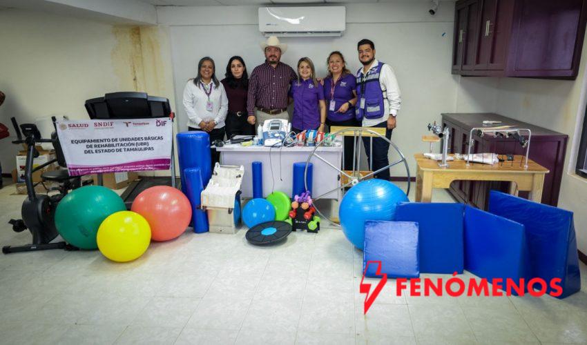 Equipa DIF Tamaulipas Unidades Básicas de Rehabilitación en municipios prioritarios
