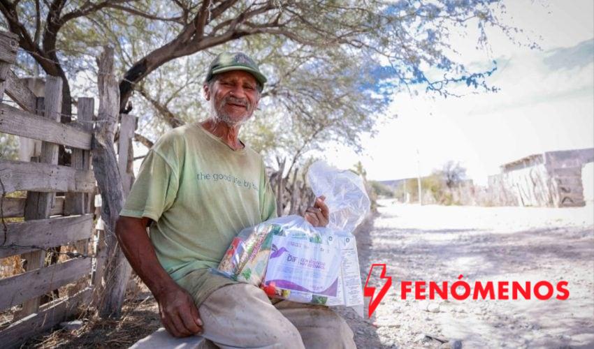 Entrega DIF Tamaulipas canastas alimentarias a población de atención prioritaria ante las bajas temperaturas