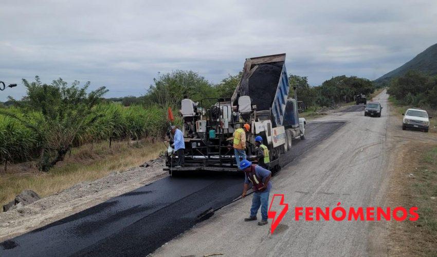 Avanza infraestructura vial en El Mante: Gobierno de Américo rehabilita carretera a La Temporalera