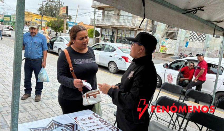 Guardia Estatal de Género previene violencia familiar con proximidad en espacios públicos