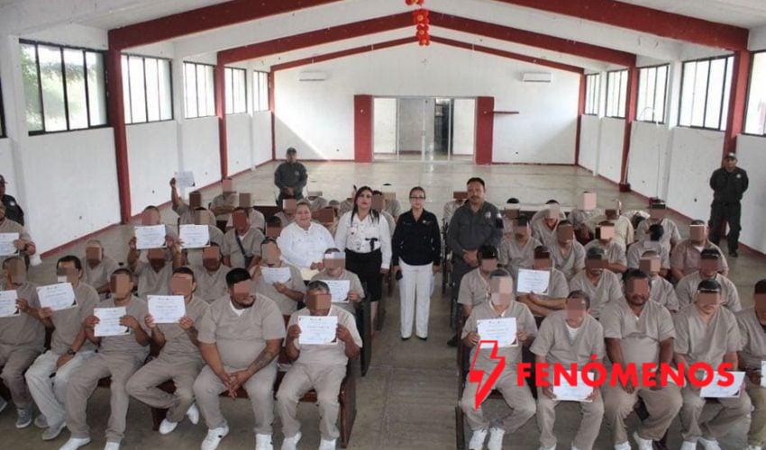 Reciben PPLs de CEDES Matamoros constancias por cursos de cuidado ambiental y salud emocional