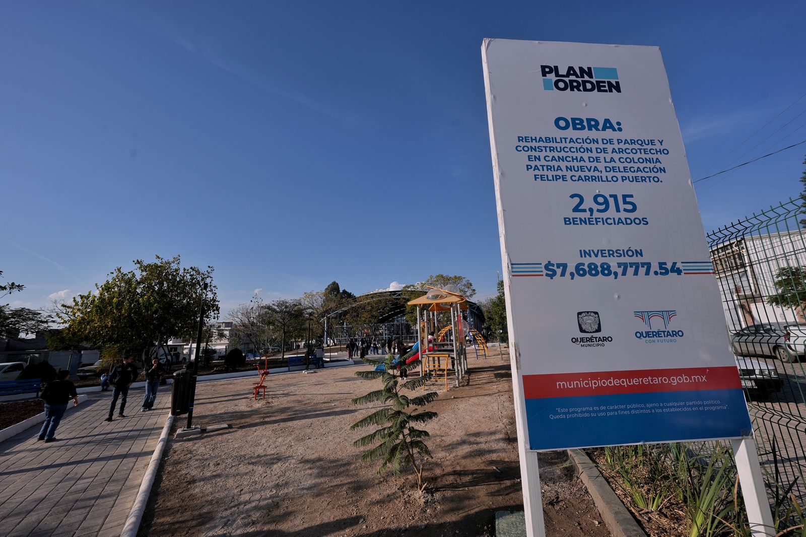 Imagen de Entrega Felifer Macías rehabilitación y arcotecho del parque en la colonia Patria Nueva 3