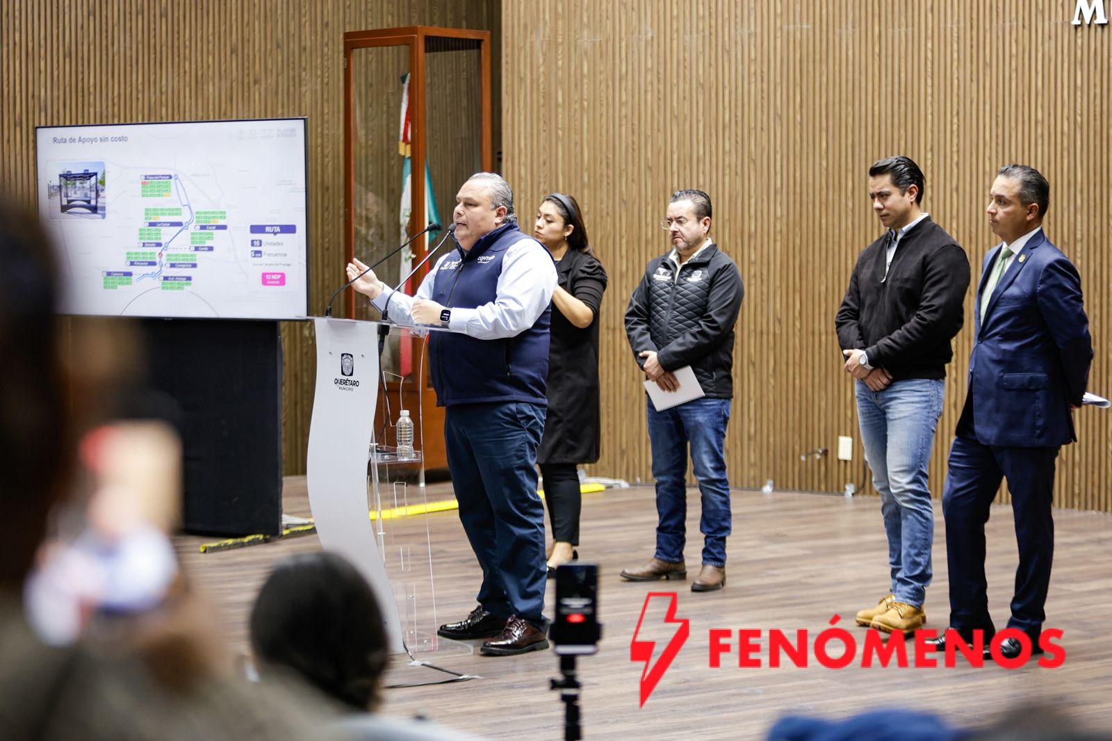 Presenta Felifer Macías operativo para reducir afectaciones por inicio de la obra federal del Tren México–Querétaro