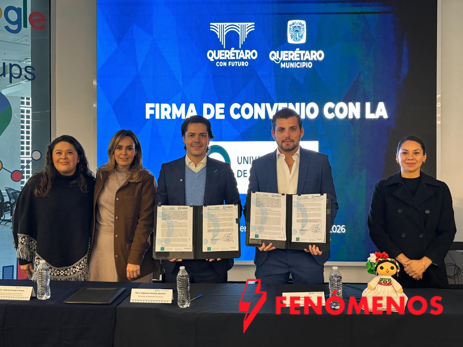 Municipio de Querétaro firma convenio de colaboración con la Universidad Real de Querétaro