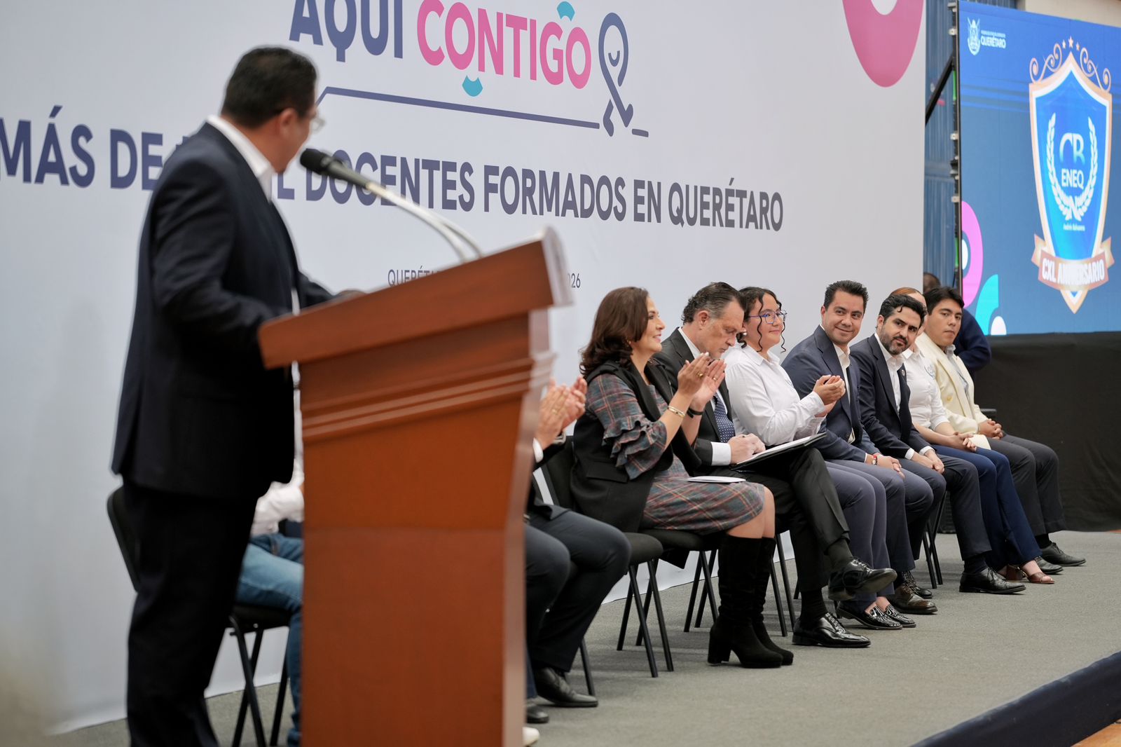 WhatsApp Image 2026-01-26 at 1.46.53 PM (4) Imagen de Acompaña Felifer Macías al gobernador Mauricio Kuri a Conmemoración del CXL Aniversario de la CBENEQ 4