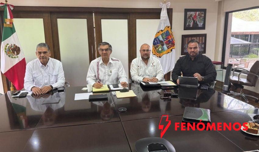 Coordina el gobernador acciones para mantener el orden en el estado