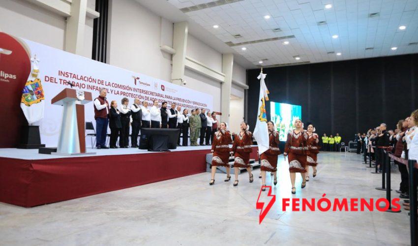 Instala Américo Comisión Para Prevenir y Erradicar el Trabajo Infantil en Tamaulipas