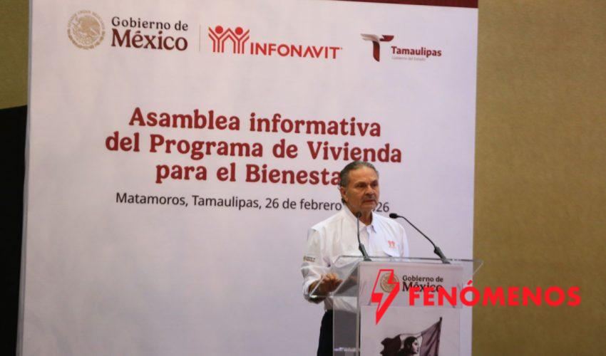 Reconoce Infonavit a Américo Villarreal por liderazgo en construcción de viviendas