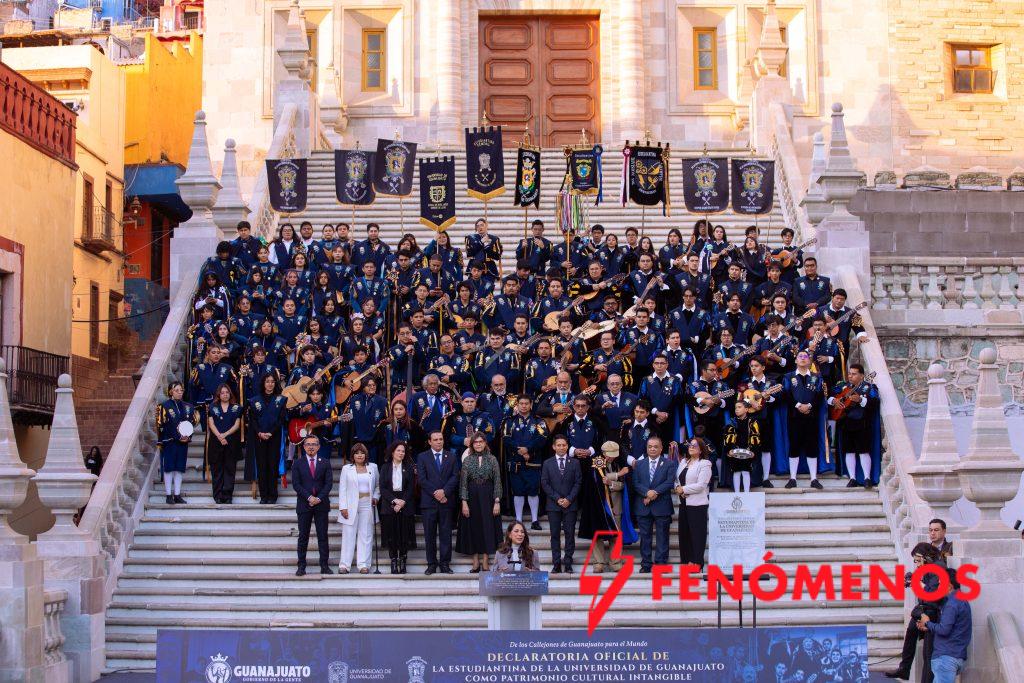 Declara Gobernadora Patrimonio Cultural Intangible del Estado de Guanajuato a la Estudiantina de la UG