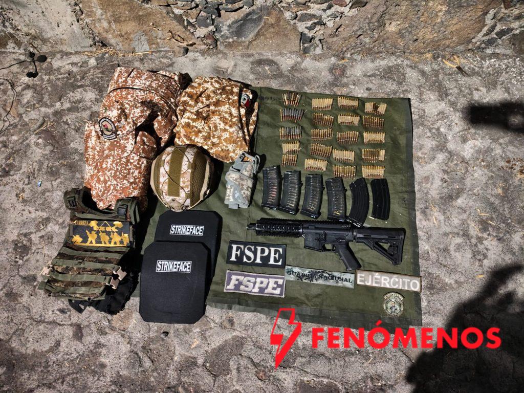 Operativo interinstitucional en Valle de Santiago: aseguran armas, drogas y vehículos robados 