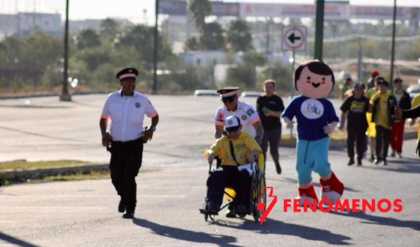 Guardia y Tránsito Estatal conviven con familias reynosenses en Carrera “Pequeños Héroes” 2026