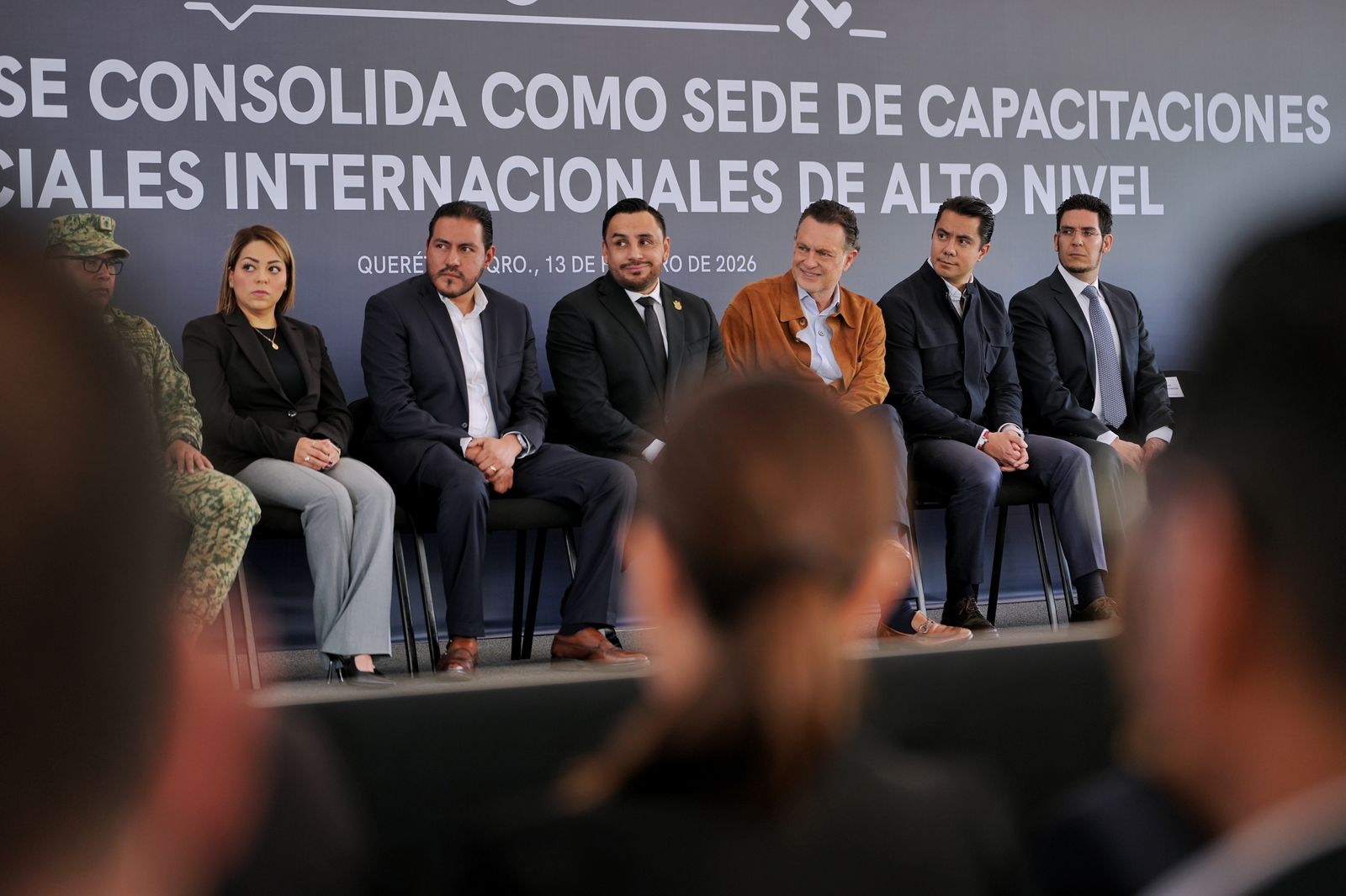 Imagen de Acompaña Felifer Macías acompaña al Gobernador a la clausura de la Capacitación Internacional “Detención de Fugitivos” 3