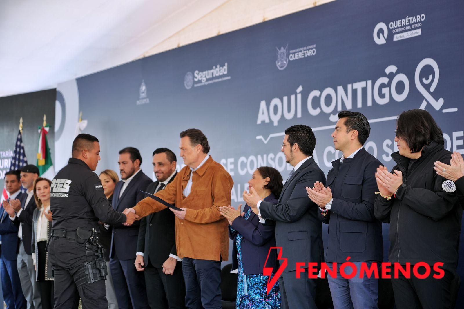 Acompaña Felifer Macías acompaña al Gobernador a la clausura de la Capacitación Internacional “Detención de Fugitivos”