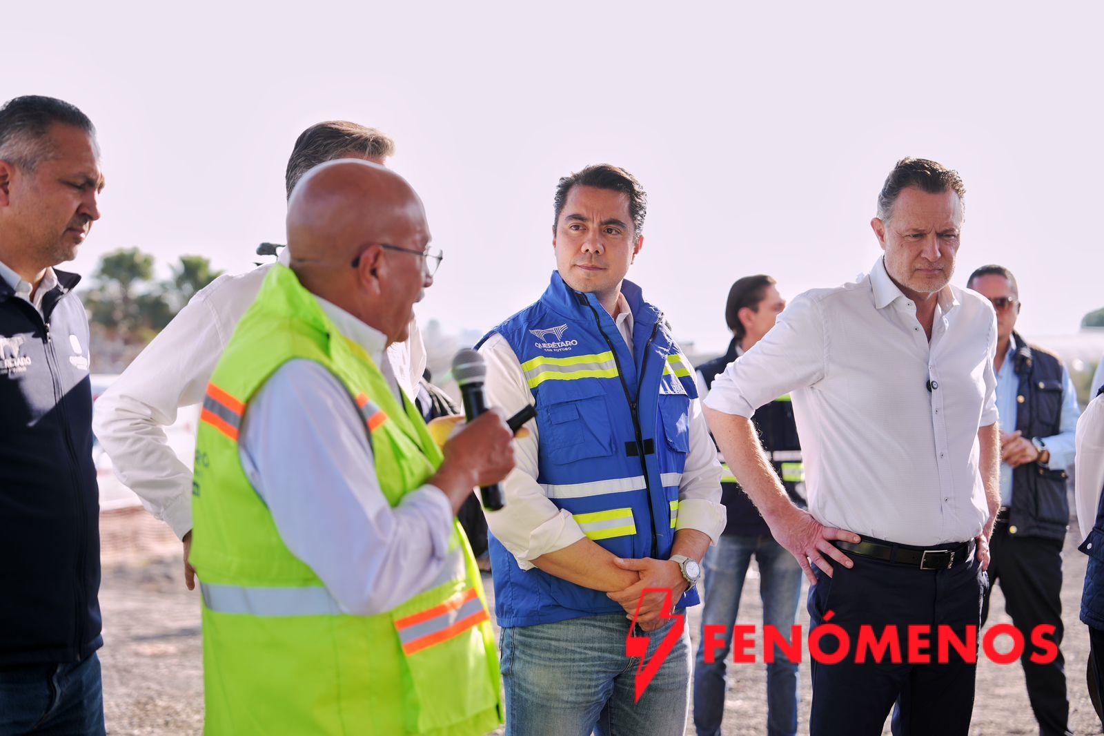 Acompaña Felifer Macías al Gobernador a supervisión de obras de control pluvial Menchaca-Peñuelas