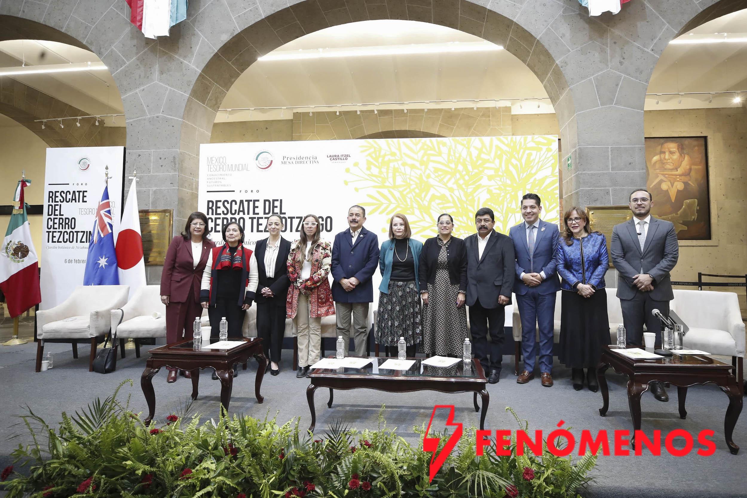 En el Senado suman esfuerzos para rescatar el Cerro Tezcotzingo, Jardín Botánico del Rey Nezahualcóyotl