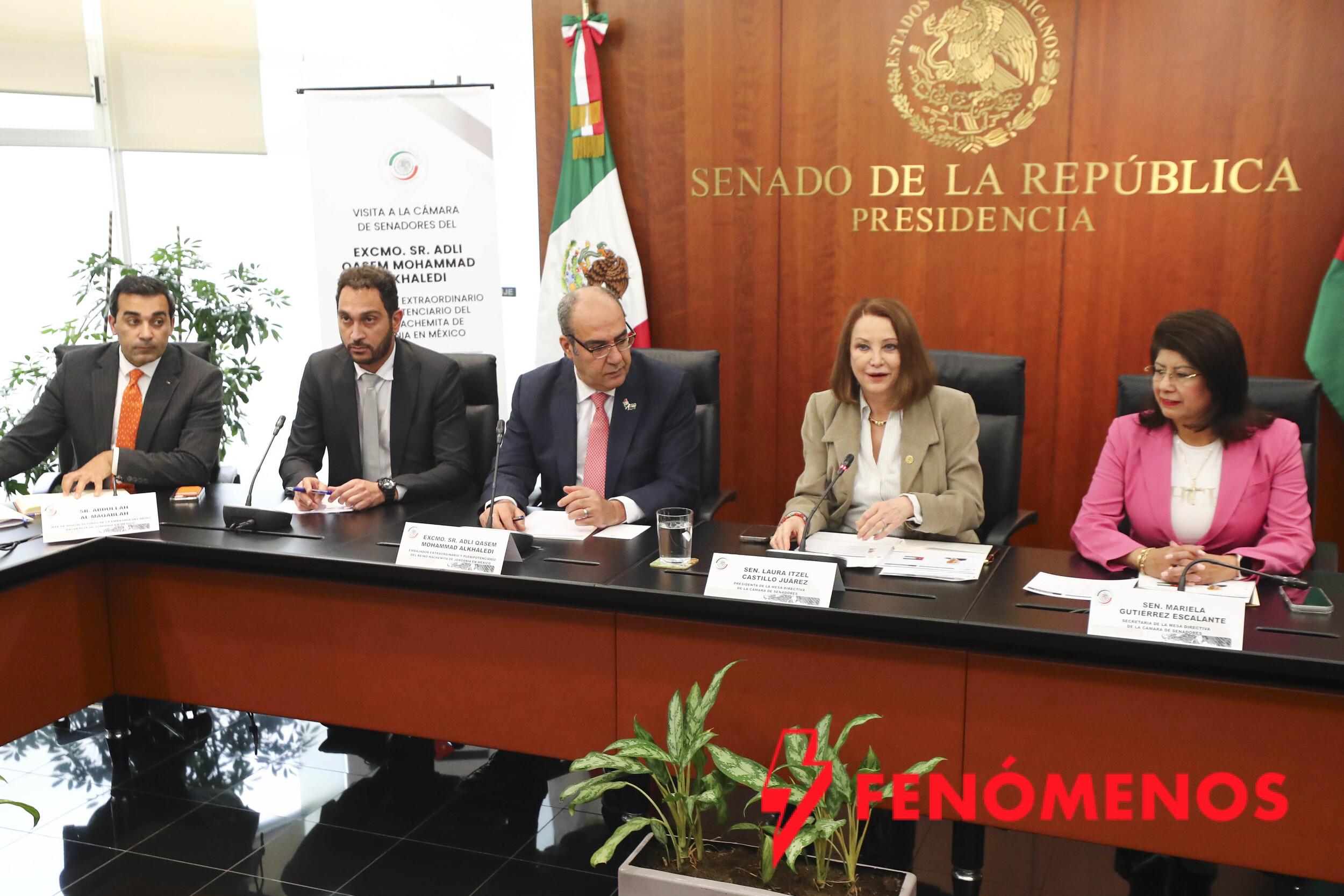 Recibe Senado a embajador de Jordania en México