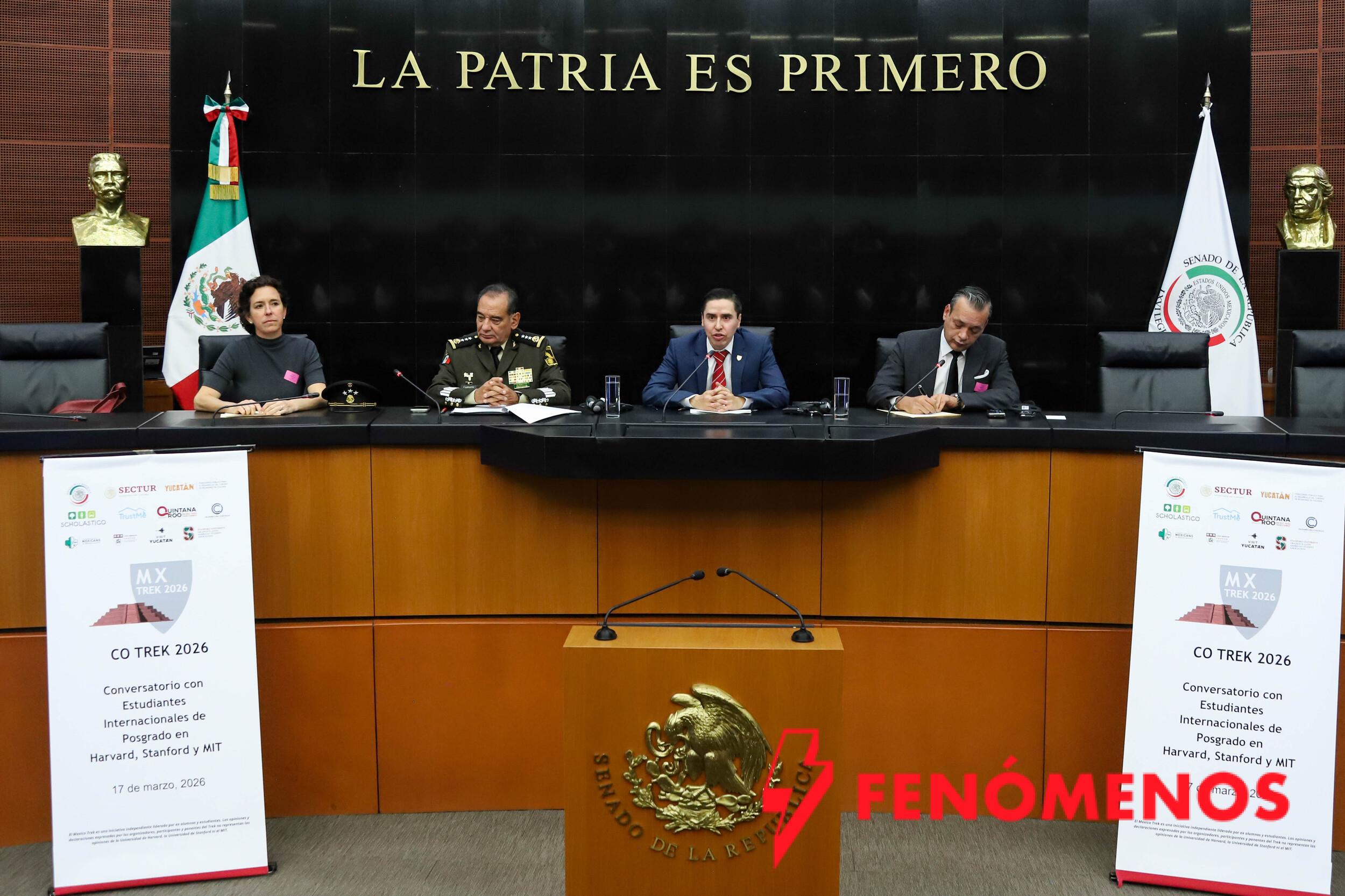 Realizan en el Senado de la República conversatorio “Conociendo México. Mexico Trek 2026”