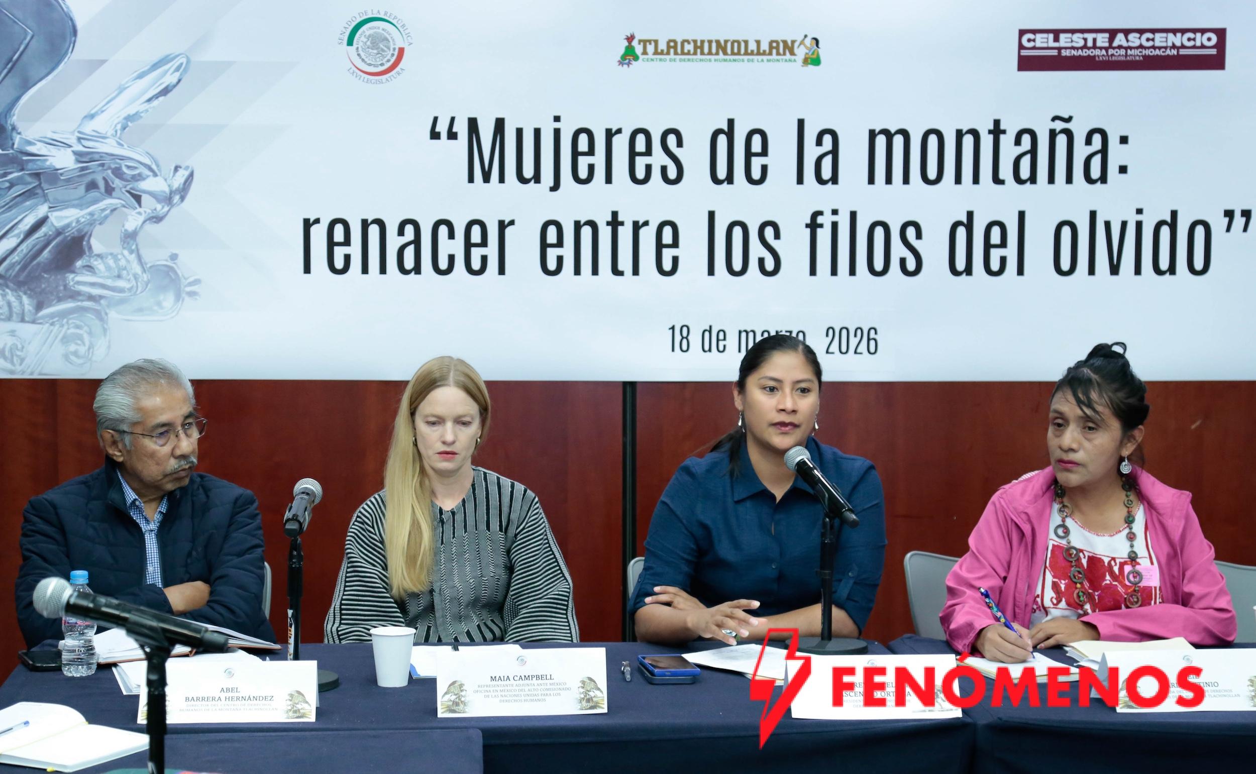 Presentan en el Senado informe sobre la violencia que sufren las mujeres indígenas de la Montaña de Guerrero