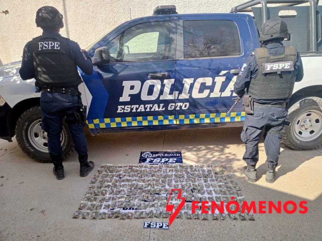 Asegura FSPE más de 2 mil dosis de presunta marihuana en Ocampo 