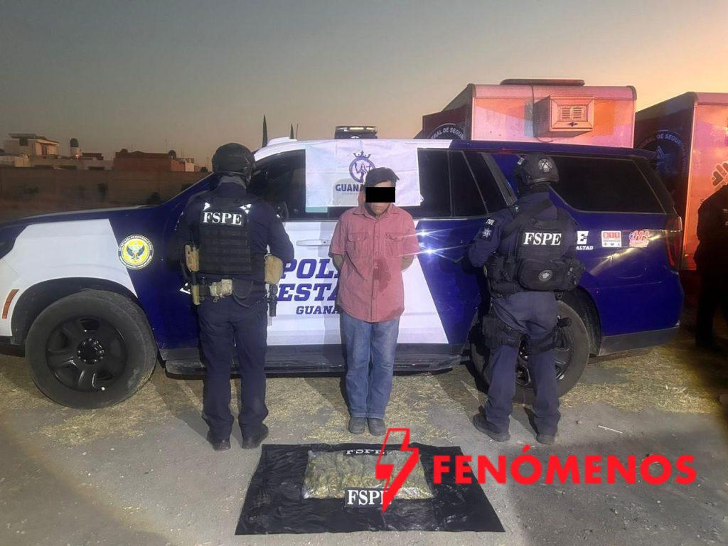 Asegura Grupo Táctico Regional más de 2 mil 800 dosis de marihuana y detiene a presunto distribuidor en Salamanca  