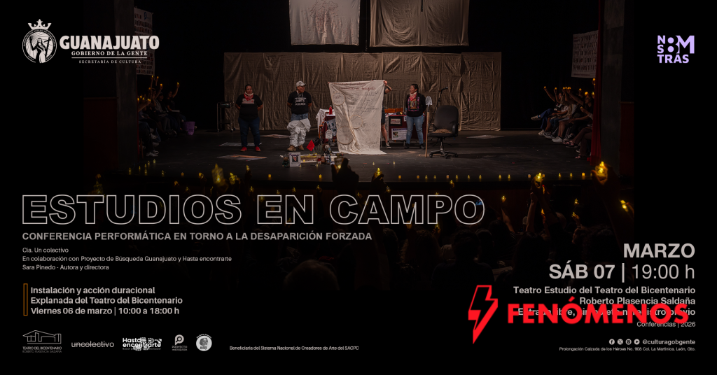 Con Estudios en campo, la Secretaría de Cultura de Guanajuato conmemora el 8M desde el arte y la reflexión social