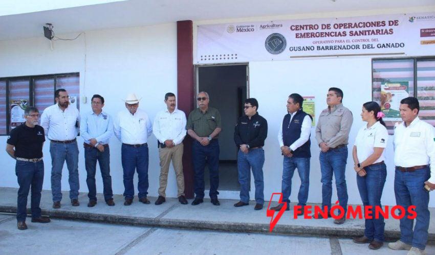 Inauguran Centro de Emergencias Sanitarias contra gusano barrenador