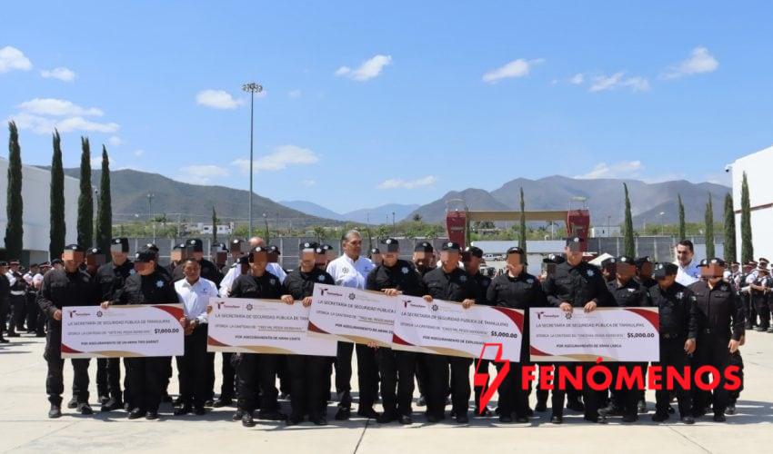 Entrega SSPT incentivos económicos por aseguramiento de 27 armas durante el último mes