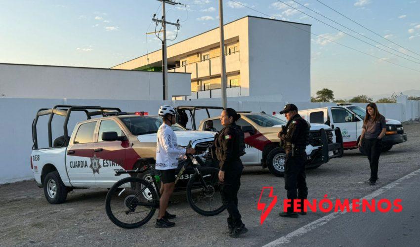 Acompaña Guardia Estatal rodada de César Vallejo rumbo a Ciudad Victoria