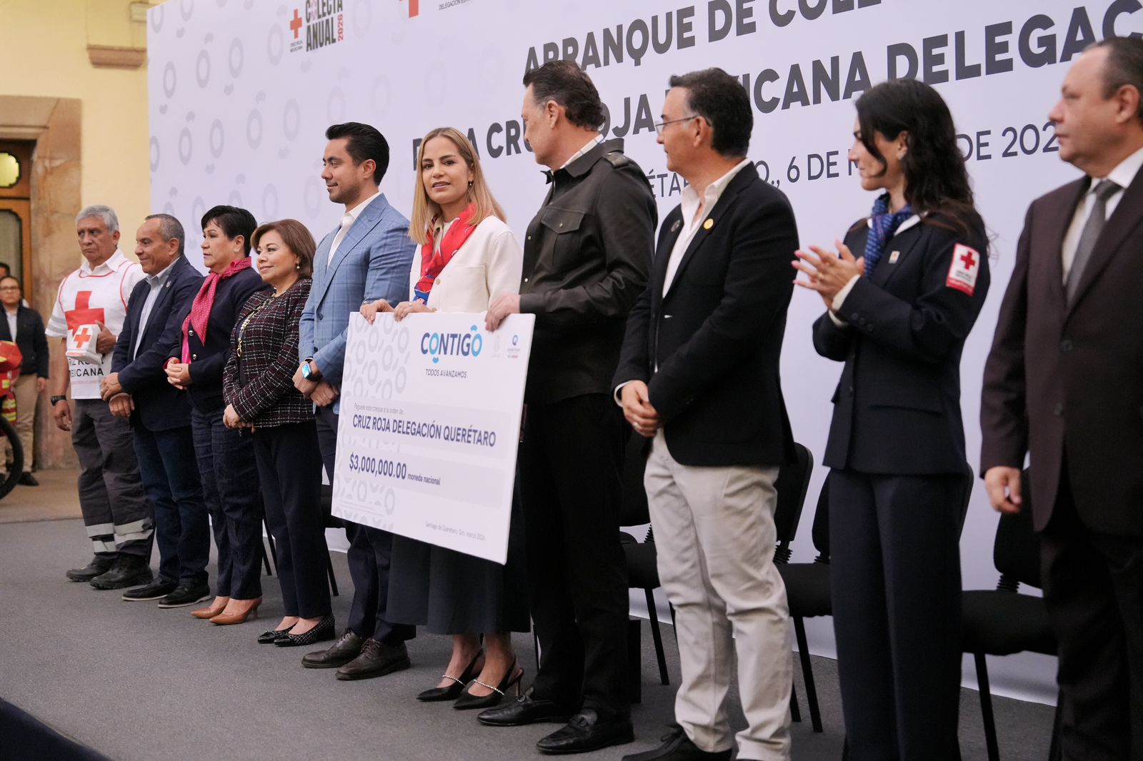 Imagen de Asiste Felifer Macías al arranque de la Colecta Anual 2026, de la Cruz Roja Mexicana Delegación Querétaro 6