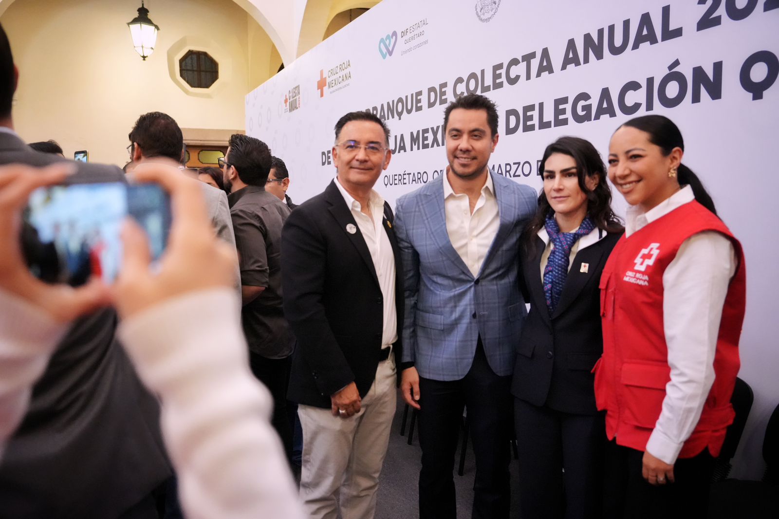 Imagen de Asiste Felifer Macías al arranque de la Colecta Anual 2026, de la Cruz Roja Mexicana Delegación Querétaro 2