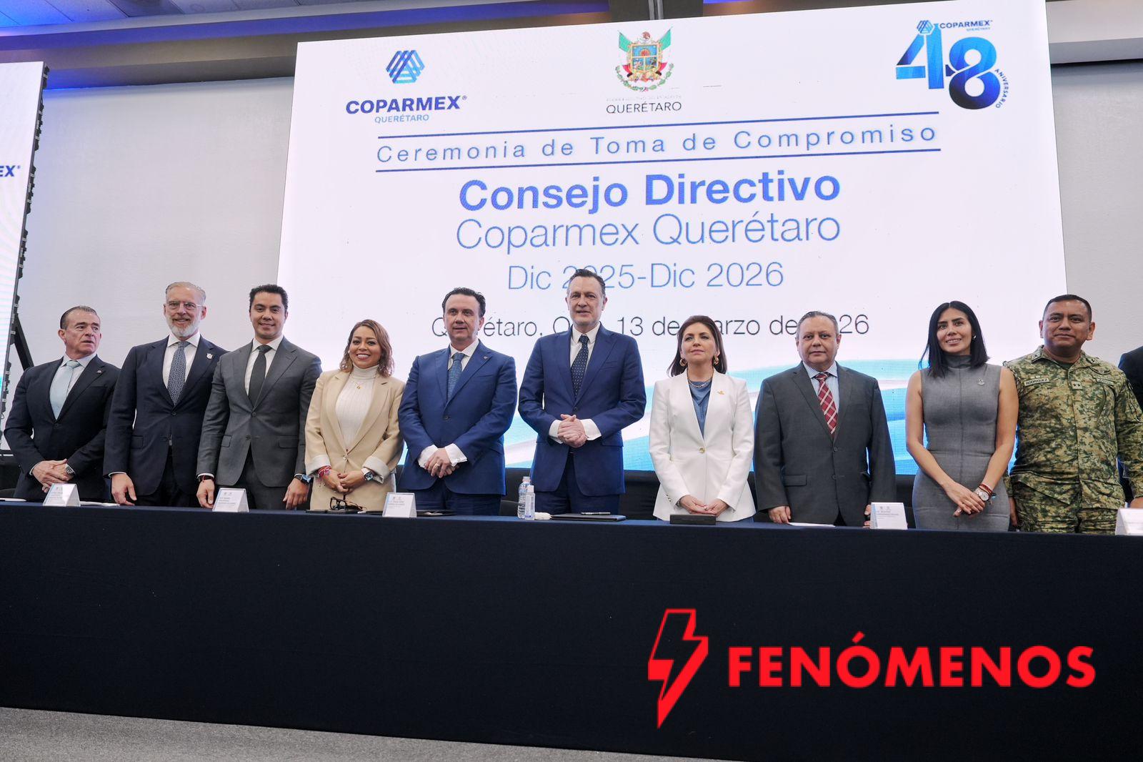 Acude Felifer Macías a la toma de protesta del Consejo Directivo de COPARMEX