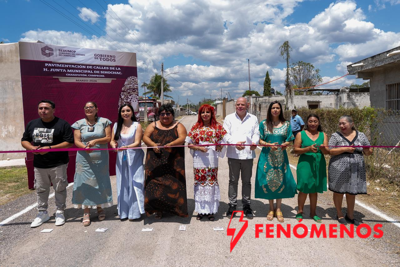 OBRAS DE BENEFICIO COMUNITARIO POR POR MÁS DE .7 MILLONES PUSO EN FUNCIONAMIENTO LA GOBERNADORA, LAYDA SANSORES SAN ROMÁN, EN CHAMPOTÓN