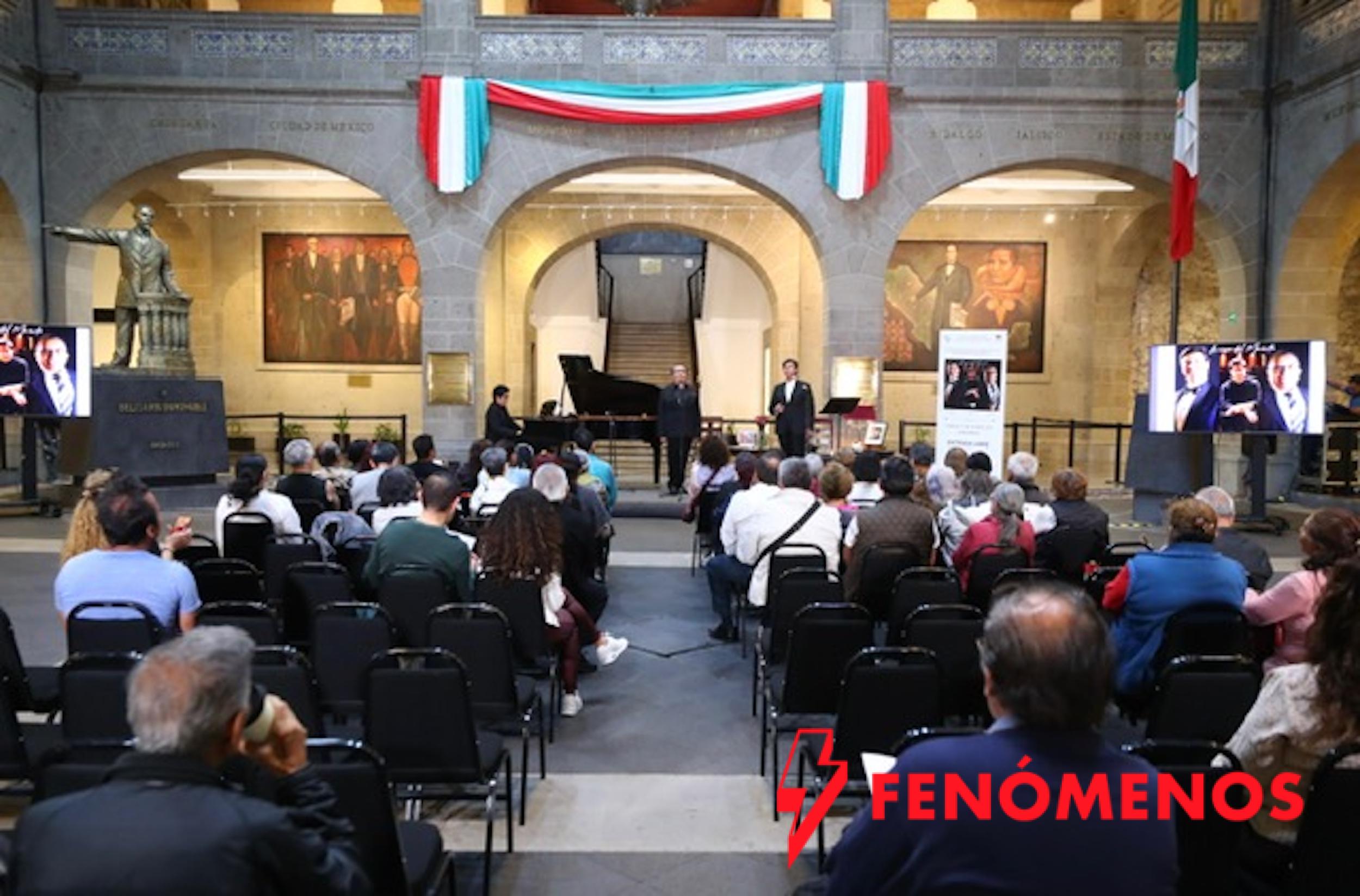 Celebra el Senado de la República el concierto “Lírica del mundo”; la voz y el piano lucieron en el recinto parlamentario