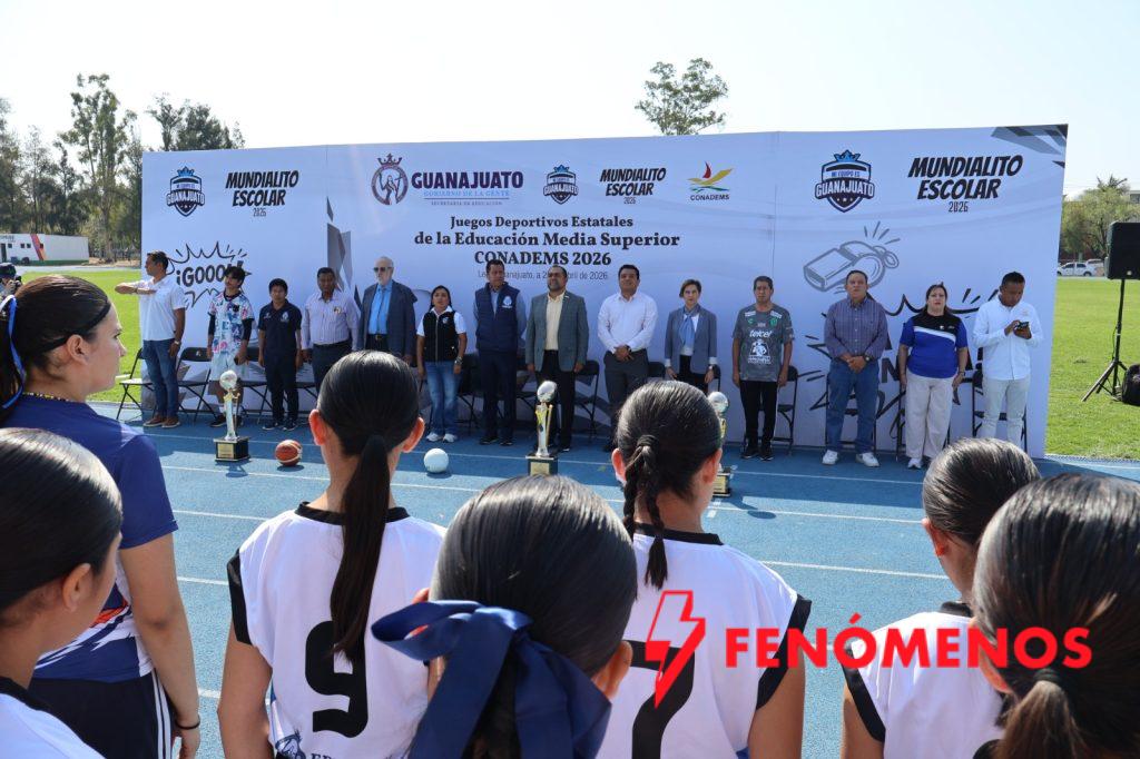 Guanajuato reúne a más de 3 mil estudiantes en Juegos Deportivos Escolares y CONADEMS 2026