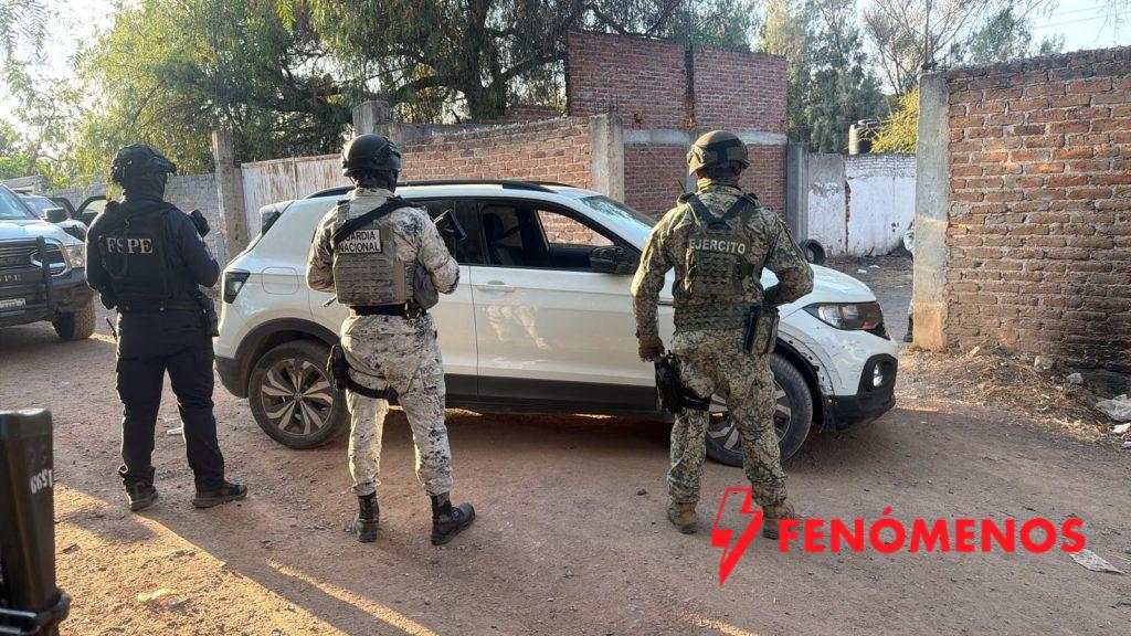 Aseguran Células Mixtas arma larga, equipo táctico y más de 60 cartuchos en Villagrán y Celaya