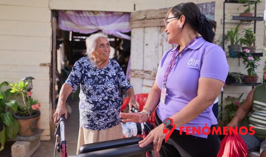 Casa por casa, lleva DIF Tamaulipas apoyo y bienestar a familias de la zona conurbada