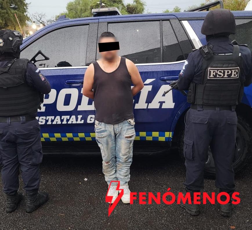 Detienen FSPE a presunto distribuidor y aseguran 480 dosis de droga en León 