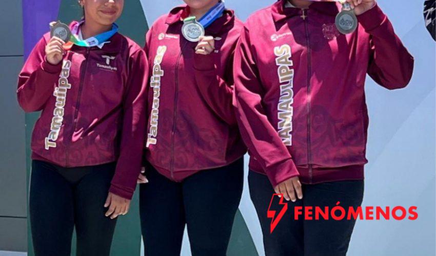 Tamaulipas “se llena” de oro en el tiro con arco femenil de la Olimpiada Nacional