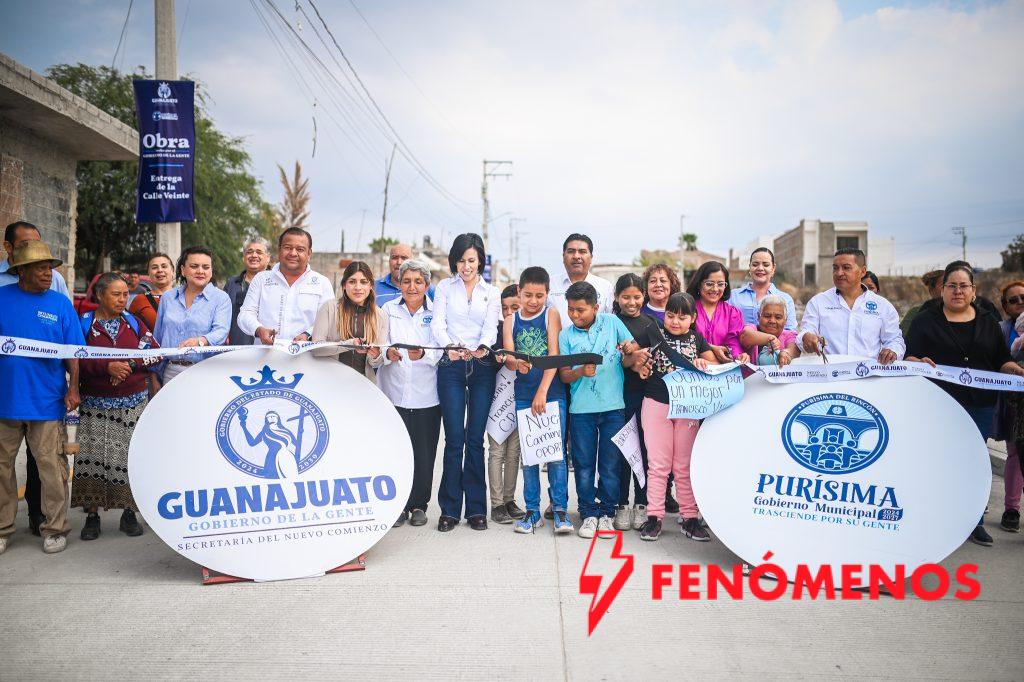 Calles más seguras para todos: Secretaría del Nuevo Comienzo inaugura la Veinte en Purísima del Rincón