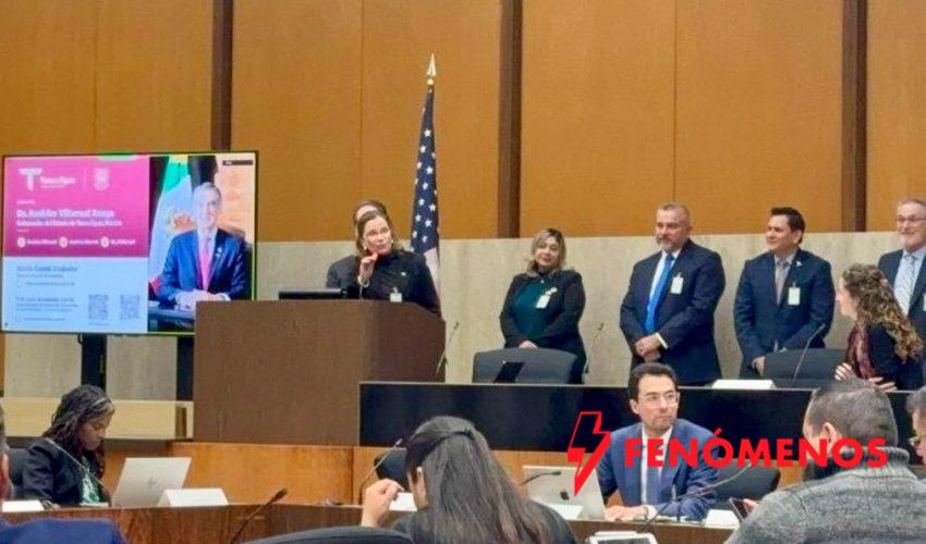 Participa Tamaulipas en reunión plenaria binacional México–Estados Unidos sobre puentes y cruces internacionales